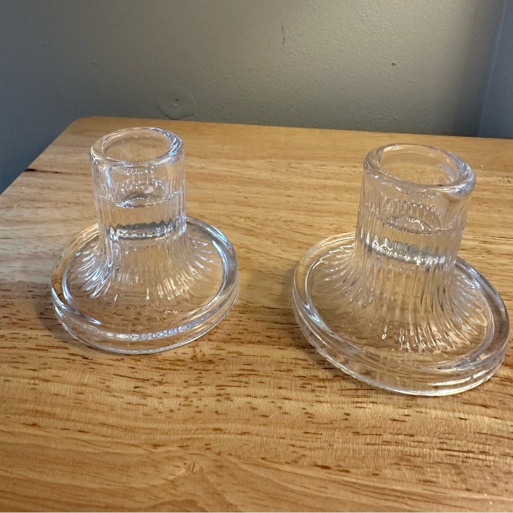 Target Clear Glass Ribbed Candle Holders - Set of 24